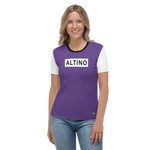 #6d295da0 - ALTINO Crew Neck T-Shirt - Summer Never Ends Collection - Stop Plastic Packaging - #PlasticCops - Apparel - Accessories - Clothing For Girls - Women Tops