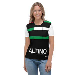 #43f580a0 - ALTINO Crew Neck T-Shirt - Bella Italia Collection - Stop Plastic Packaging - #PlasticCops - Apparel - Accessories - Clothing For Girls - Women Tops