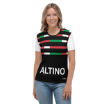 #767bb9a0 - ALTINO Crew Neck T-Shirt - Bella Italia Collection - Stop Plastic Packaging - #PlasticCops - Apparel - Accessories - Clothing For Girls - Women Tops