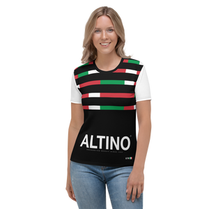 #767bb9a0 - ALTINO Crew Neck T-Shirt - Bella Italia Collection - Stop Plastic Packaging - #PlasticCops - Apparel - Accessories - Clothing For Girls - Women Tops