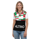 #25a591a0 - ALTINO Crew Neck T-Shirt - Bella Italia Collection - Stop Plastic Packaging - #PlasticCops - Apparel - Accessories - Clothing For Girls - Women Tops
