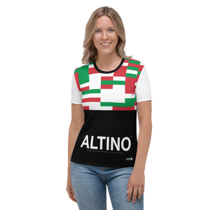 #25a591a0 - ALTINO Crew Neck T-Shirt - Bella Italia Collection - Stop Plastic Packaging - #PlasticCops - Apparel - Accessories - Clothing For Girls - Women Tops