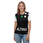 #a32f71a0 - ALTINO Crew Neck T-Shirt - Bella Italia Collection - Stop Plastic Packaging - #PlasticCops - Apparel - Accessories - Clothing For Girls - Women Tops