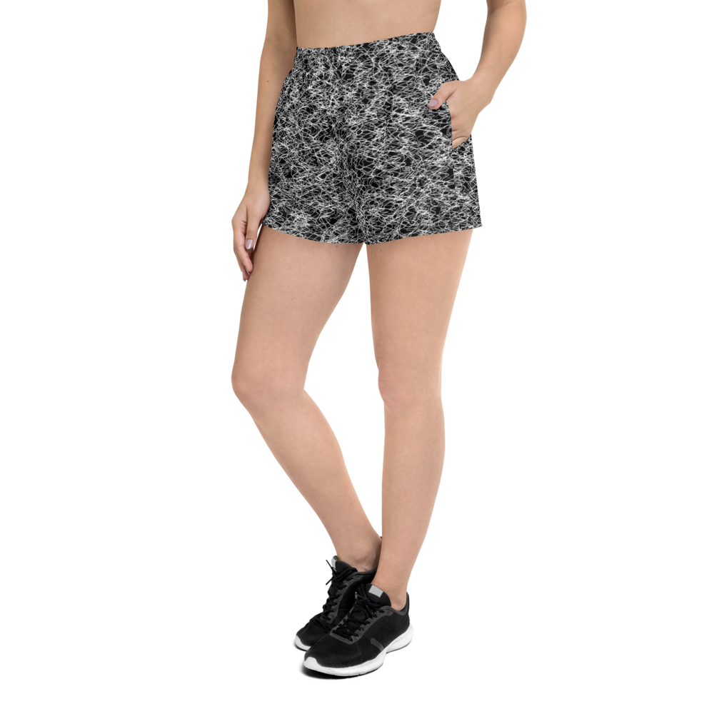 #92470e80 - ALTINO Athletic Shorts - Noir Collection - Stop Plastic Packaging - #PlasticCops - Apparel - Accessories - Clothing For Girls - Women