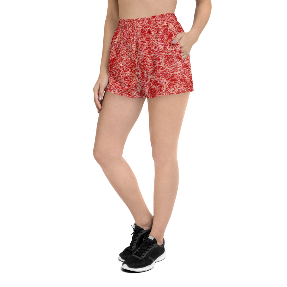 #b7202590 - ALTINO Athletic Shorts - Cherry Orange Collection - Stop Plastic Packaging - #PlasticCops - Apparel - Accessories - Clothing For Girls - Women