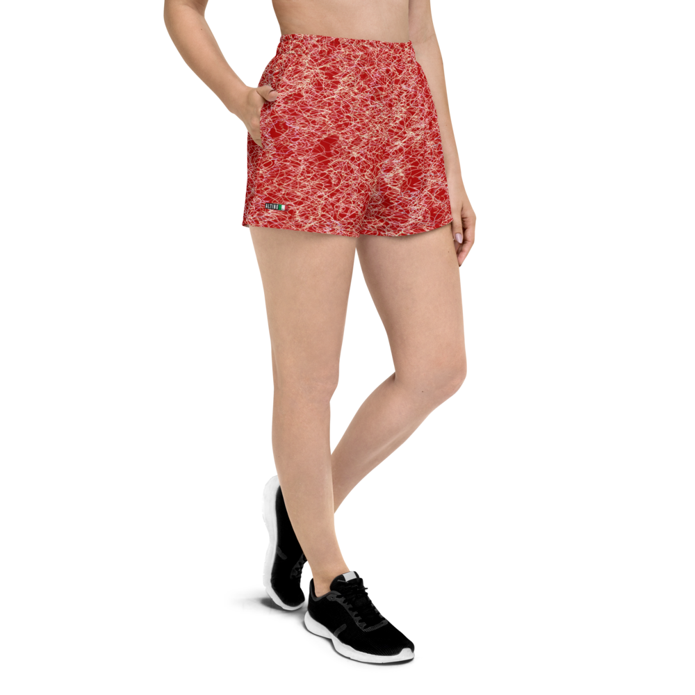 #b7202590 - ALTINO Athletic Shorts - Cherry Orange Collection - Stop Plastic Packaging - #PlasticCops - Apparel - Accessories - Clothing For Girls - Women