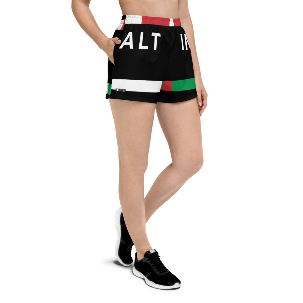 #ece43aa0 - ALTINO Athletic Shorts - Bella Italia Collection - Stop Plastic Packaging - #PlasticCops - Apparel - Accessories - Clothing For Girls - Women