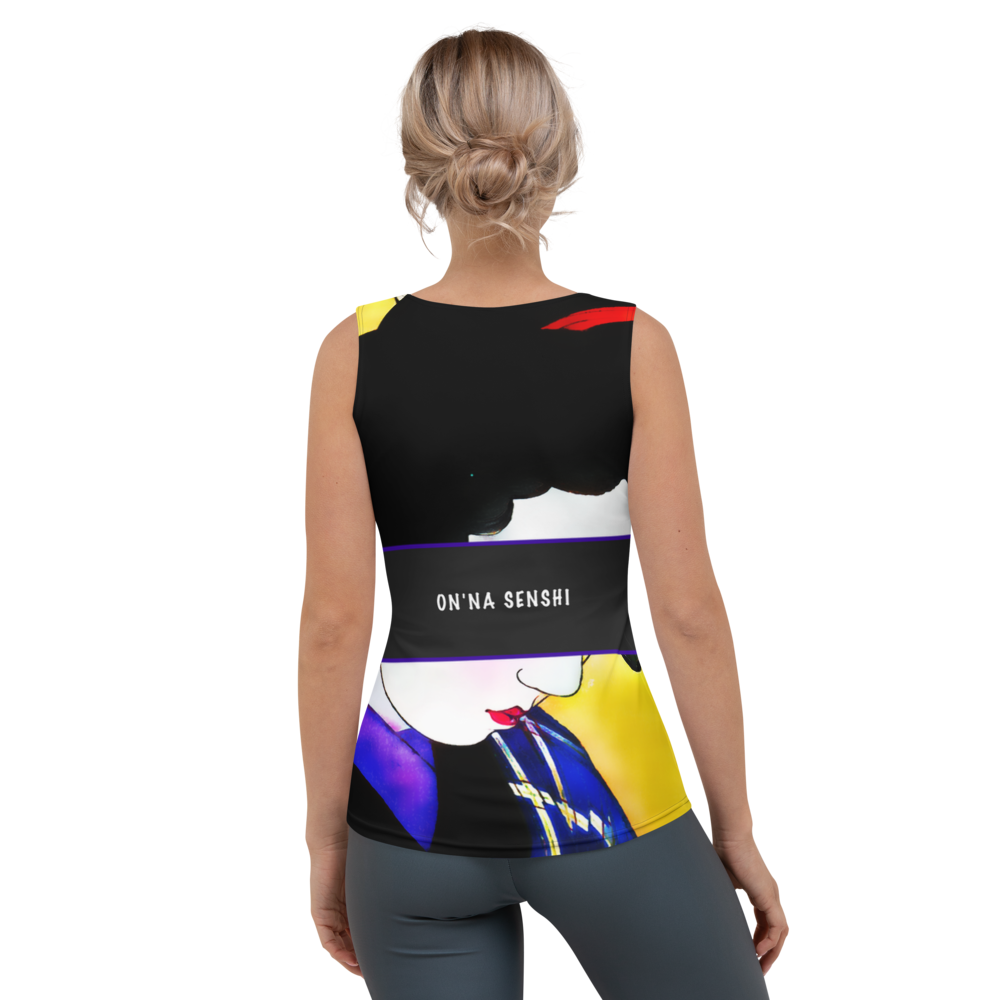 #36a3dfa0 - ALTINO Fitted Tank Top - Senshi Girl Collection - Stop Plastic Packaging - #PlasticCops - Apparel - Accessories - Clothing For Girls - Women Tops