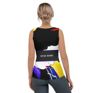 #36a3dfa0 - ALTINO Fitted Tank Top - Senshi Girl Collection - Stop Plastic Packaging - #PlasticCops - Apparel - Accessories - Clothing For Girls - Women Tops