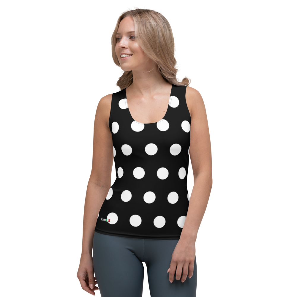 #20b92f82 - ALTINO Fitted Tank Top - Noir Collection - Stop Plastic Packaging - #PlasticCops - Apparel - Accessories - Clothing For Girls - Women Tops