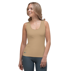 #2054af80 - ALTINO Fitted Tank Top - Eat My Gelato Collection - Stop Plastic Packaging - #PlasticCops - Apparel - Accessories - Clothing For Girls - Women Tops
