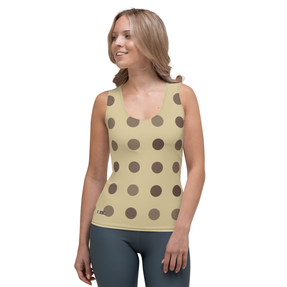 #b3e56080 - ALTINO Fitted Tank Top - Eat My Gelato Collection - Stop Plastic Packaging - #PlasticCops - Apparel - Accessories - Clothing For Girls - Women Tops