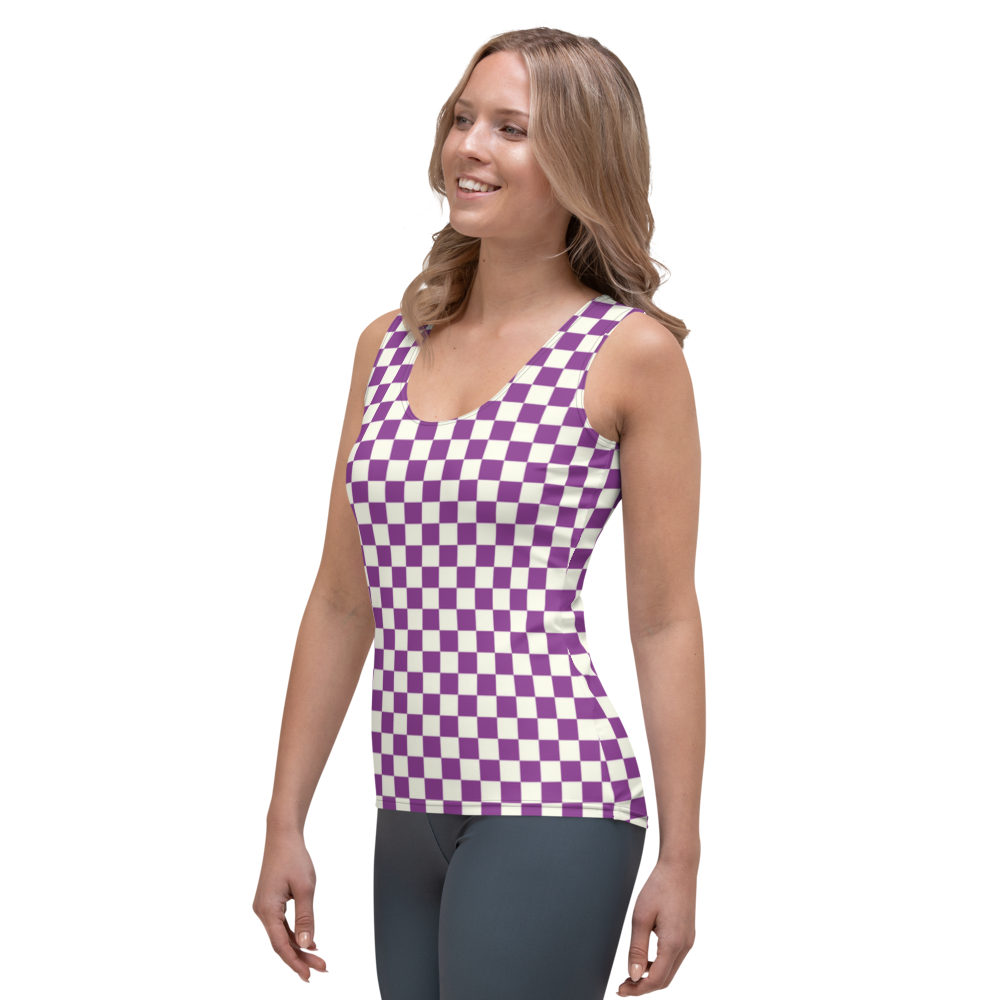 #412dd1b0 - ALTINO Fitted Tank Top - Summer Never Ends Collection - Stop Plastic Packaging - #PlasticCops - Apparel - Accessories - Clothing For Girls - Women Tops