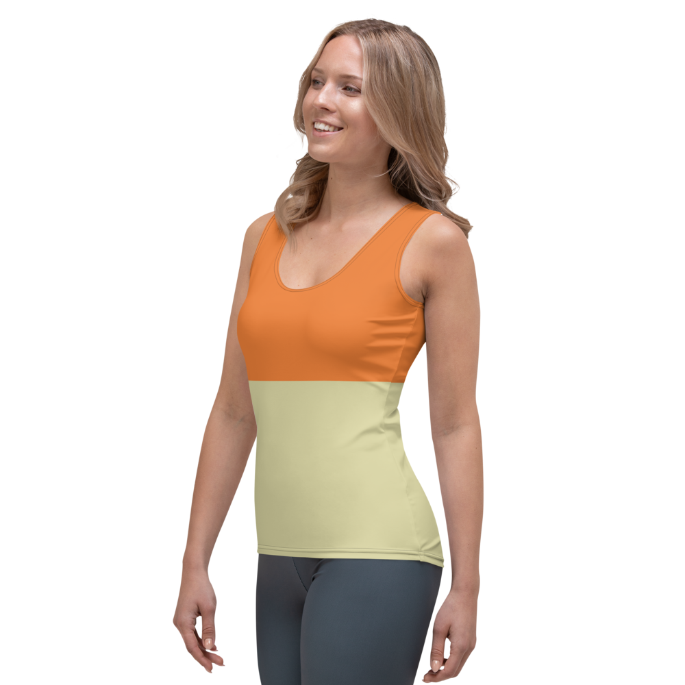 #1ad38190 - ALTINO Fitted Tank Top - Eat My Gelato Collection - Stop Plastic Packaging - #PlasticCops - Apparel - Accessories - Clothing For Girls - Women Tops