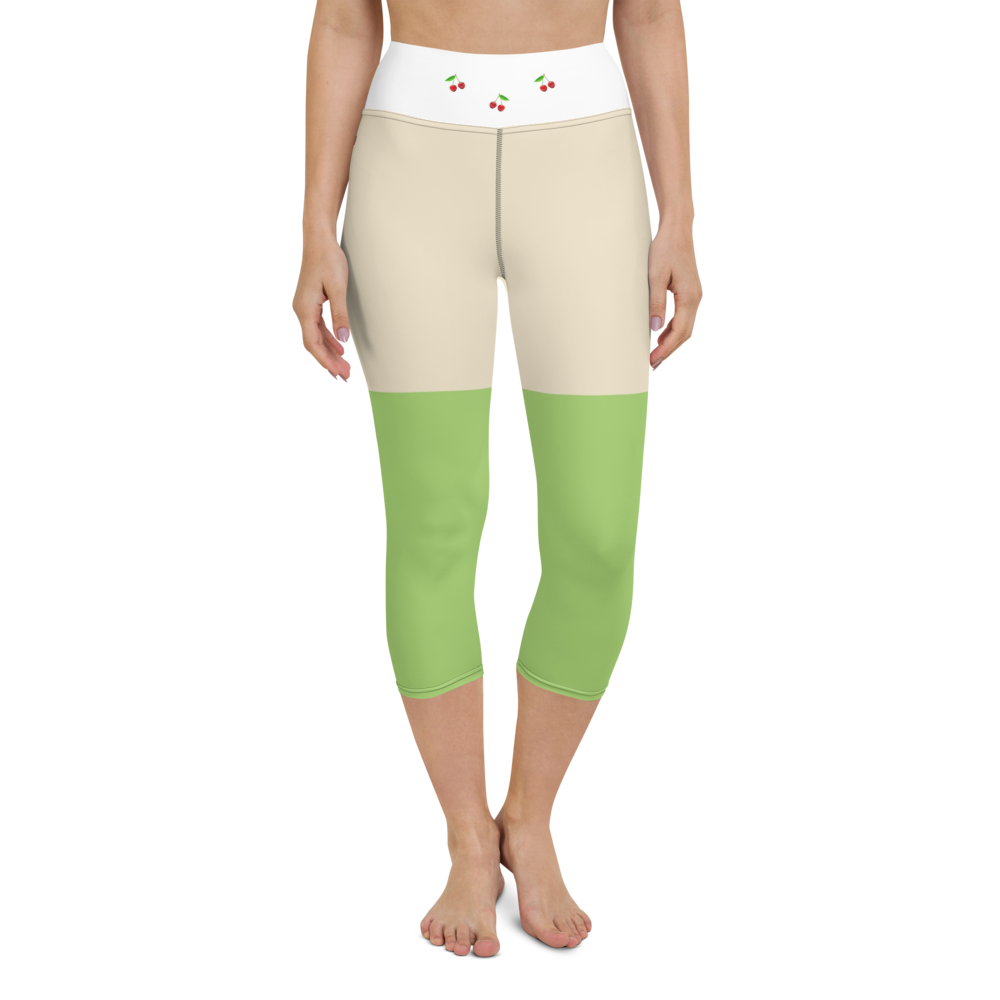 #d71b3f90 - ALTINO Yoga Capri - Eat My Gelato Collection - Stop Plastic Packaging - #PlasticCops - Apparel - Accessories - Clothing For Girls - Women Pants