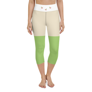 #d71b3f90 - ALTINO Yoga Capri - Eat My Gelato Collection - Stop Plastic Packaging - #PlasticCops - Apparel - Accessories - Clothing For Girls - Women Pants
