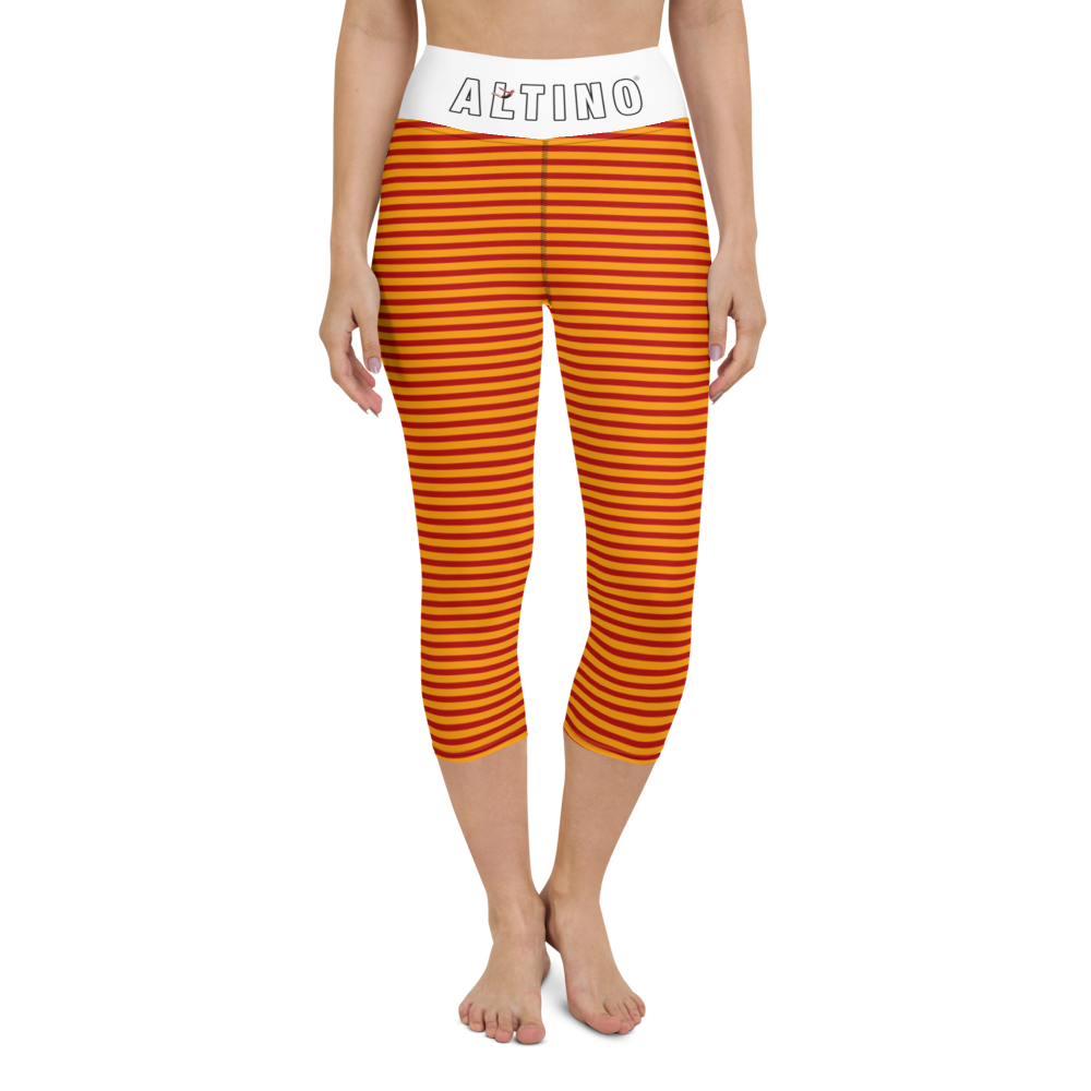 #e35f2a90 - ALTINO Yoga Capri - Cherry Orange Collection - Stop Plastic Packaging - #PlasticCops - Apparel - Accessories - Clothing For Girls - Women Pants