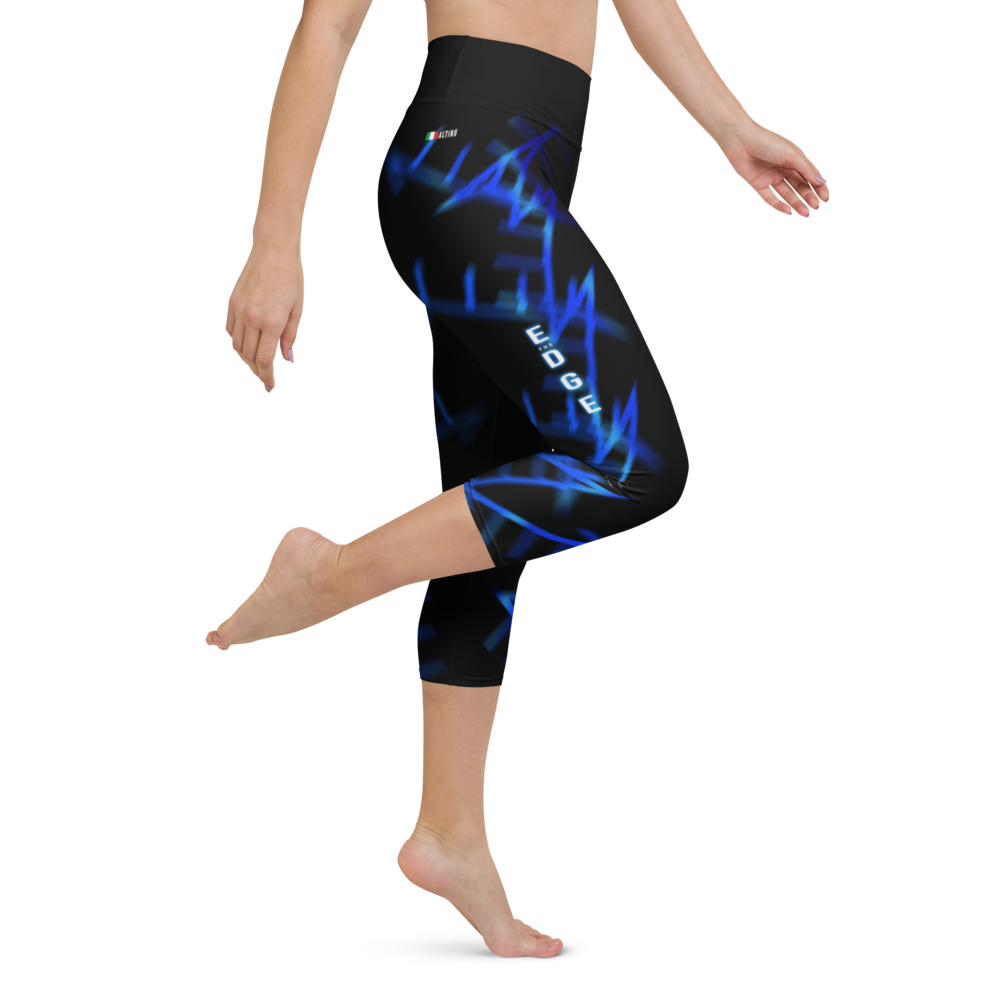 #e9719882 - ALTINO Yoga Capri - The Edge Collection - Stop Plastic Packaging - #PlasticCops - Apparel - Accessories - Clothing For Girls - Women Pants