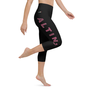 #d54d5ba0 - ALTINO Yoga Capri - Eat My Gelato Collection - Stop Plastic Packaging - #PlasticCops - Apparel - Accessories - Clothing For Girls - Women Pants