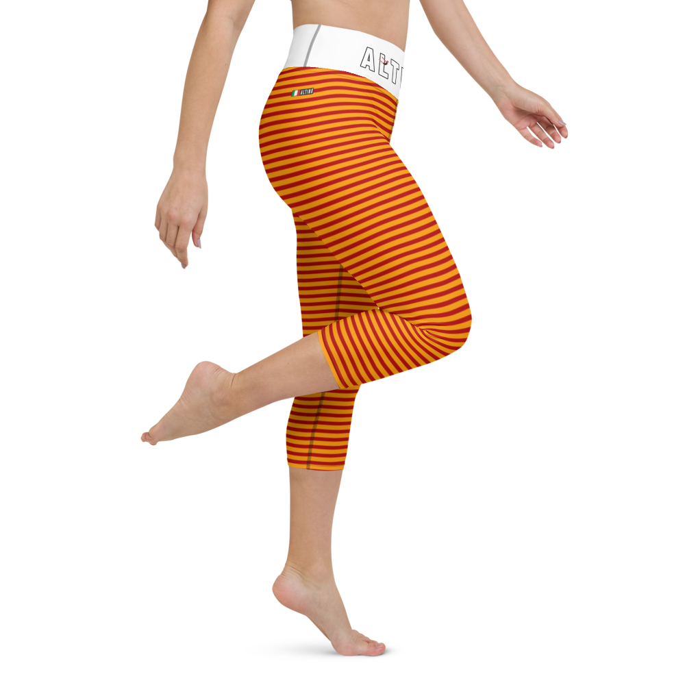 #e35f2a90 - ALTINO Yoga Capri - Cherry Orange Collection - Stop Plastic Packaging - #PlasticCops - Apparel - Accessories - Clothing For Girls - Women Pants