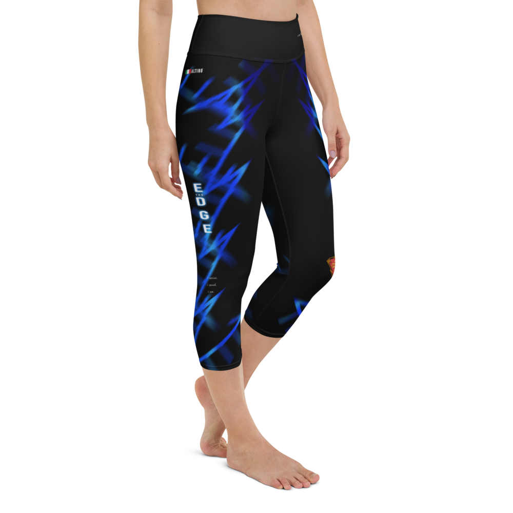 #e9719882 - ALTINO Yoga Capri - The Edge Collection - Stop Plastic Packaging - #PlasticCops - Apparel - Accessories - Clothing For Girls - Women Pants