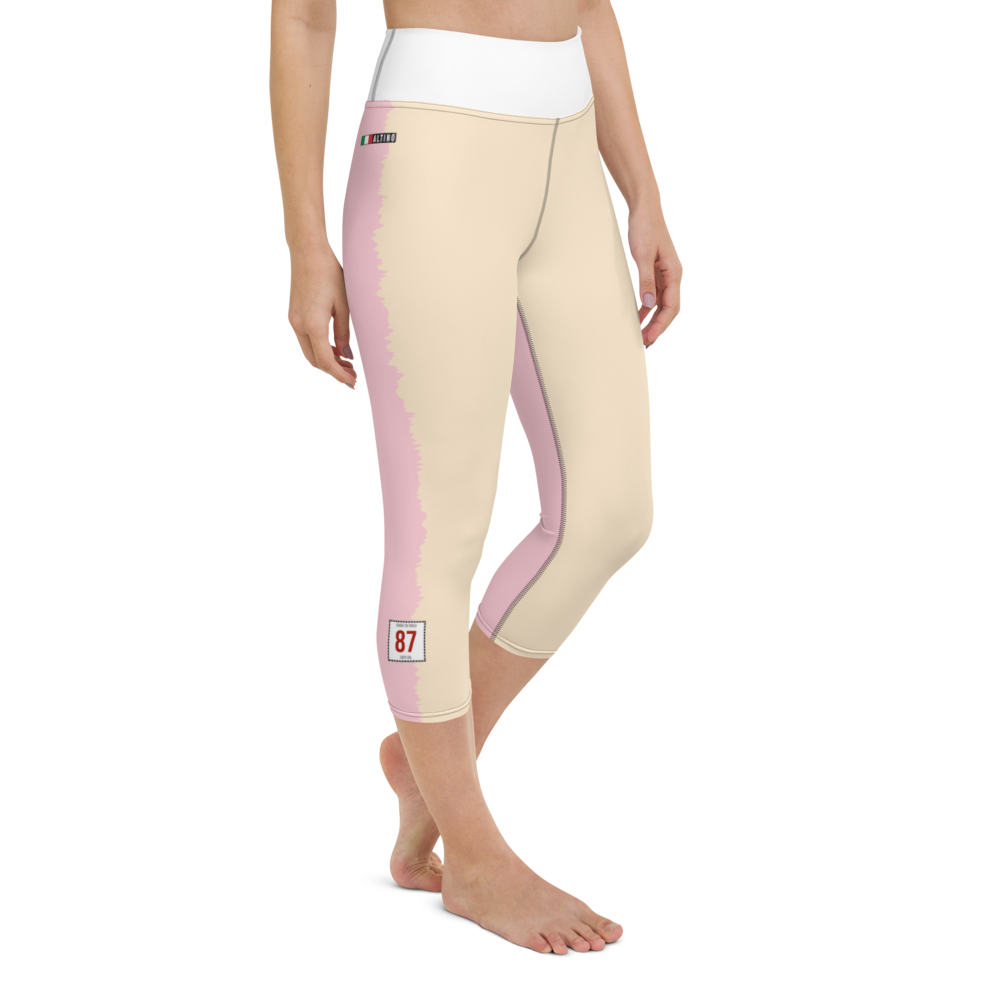 #e436a8d0 - ALTINO Yoga Capri - Team Girl Player - Eat My Gelato Collection - Stop Plastic Packaging - #PlasticCops - Apparel - Accessories - Clothing For Girls - Women Pants