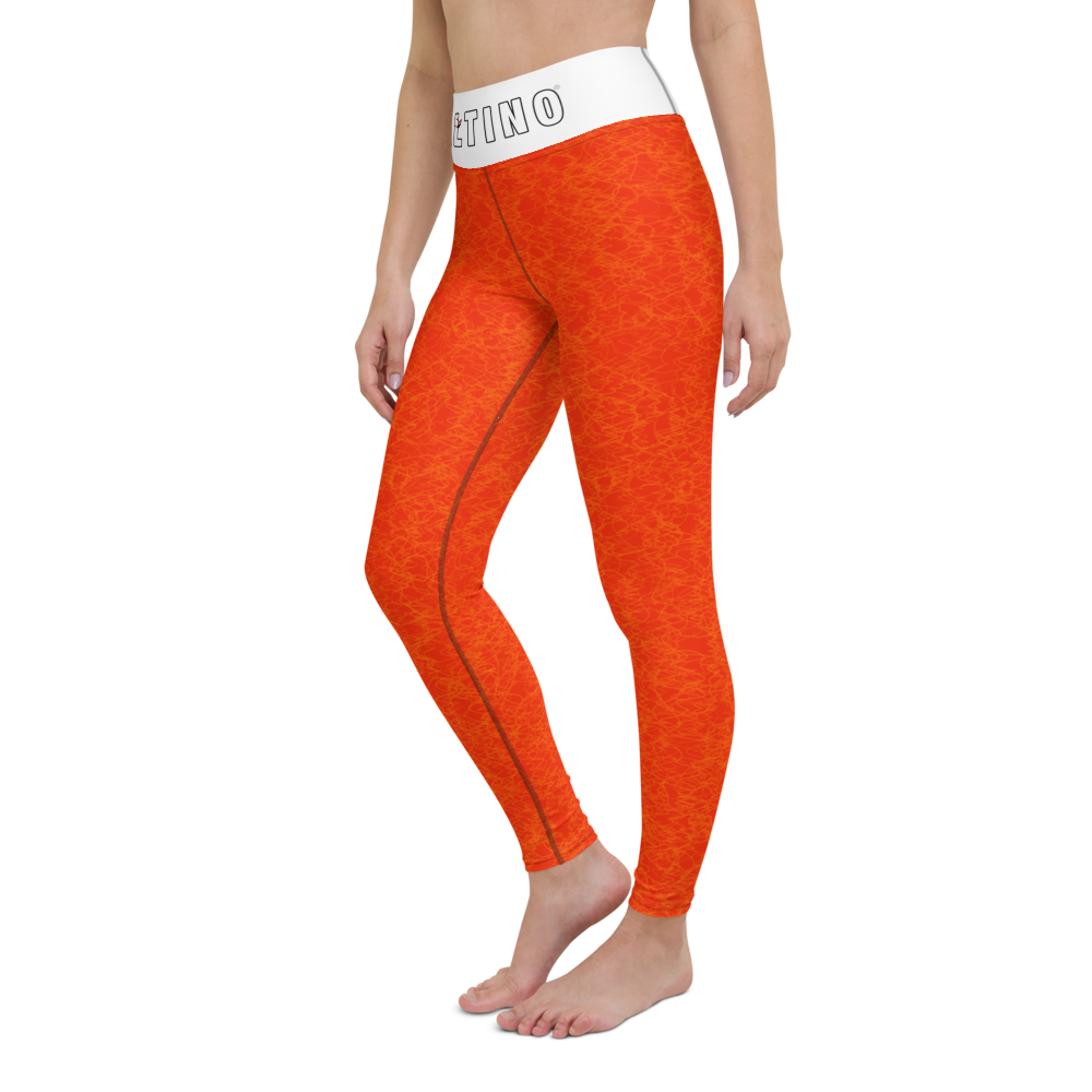 #554b78d0 - ALTINO Yoga Pants - Team Girl Player - Cherry Orange Collection - Stop Plastic Packaging - #PlasticCops - Apparel - Accessories - Clothing For Girls - Women