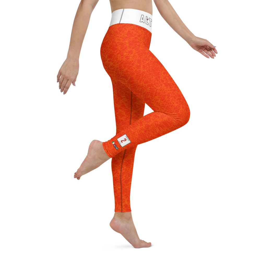 #554b78d0 - ALTINO Yoga Pants - Team Girl Player - Cherry Orange Collection - Stop Plastic Packaging - #PlasticCops - Apparel - Accessories - Clothing For Girls - Women