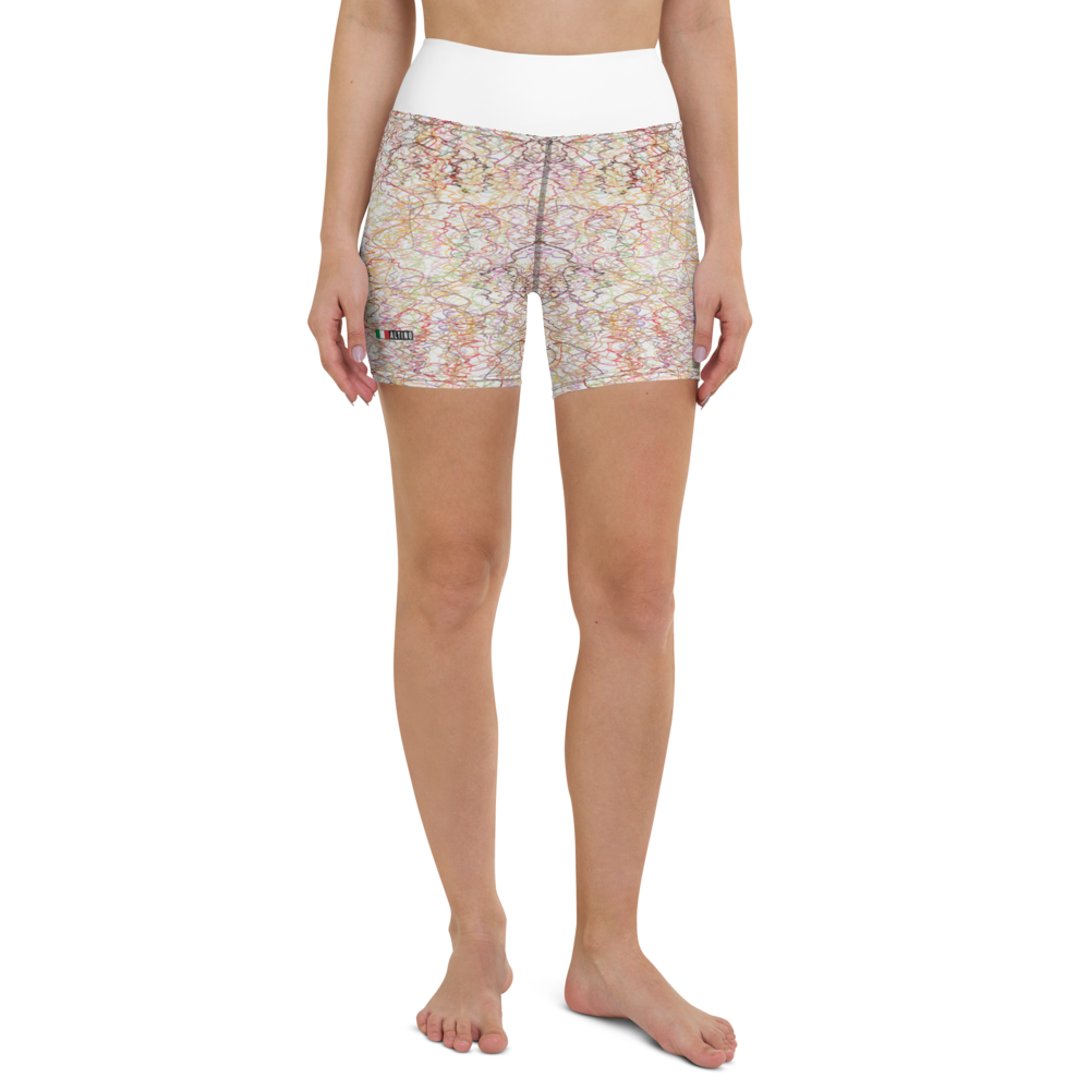 #aa4af090 - ALTINO Yoga Shorts - Eat My Gelato Collection - Stop Plastic Packaging - #PlasticCops - Apparel - Accessories - Clothing For Girls - Women Pants