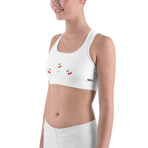 #c53e11b0 - Vanilla Bean Lime Swirl - ALTINO Sports Bra - Gelato Collection