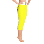 Yellow - #7cba5f30 - Lemon - ALTINO Yoga Capri - Summer Never Ends Collection - Stop Plastic Packaging - #PlasticCops - Apparel - Accessories - Clothing For Girls - Women Pants