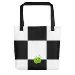 #be9f8ea0 - Black White - ALTINO Tote Bag - Summer Never Ends Collection
