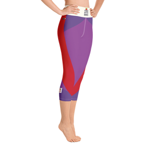 #6d7111d0 - Cherry Grape - ALTINO Yoga Capri - Team GIRL Player