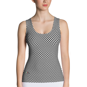 Black - #8d4e18a0 - Black White - ALTINO Fitted Tank Top - Summer Never Ends Collection - Stop Plastic Packaging - #PlasticCops - Apparel - Accessories - Clothing For Girls - Women Tops