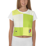 Yellow - #87bce0b0 - Kiwi Pear And Cream - ALTINO Crop Tees - Summer Never Ends Collection - Stop Plastic Packaging - #PlasticCops - Apparel - Accessories - Clothing For Girls - Women Tops