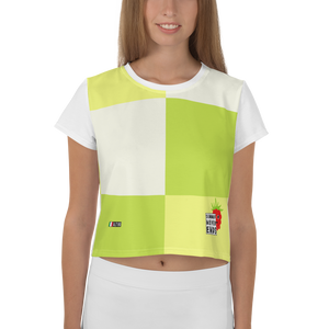 Yellow - #87bce0b0 - Kiwi Pear And Cream - ALTINO Crop Tees - Summer Never Ends Collection - Stop Plastic Packaging - #PlasticCops - Apparel - Accessories - Clothing For Girls - Women Tops