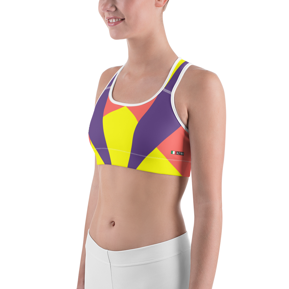 #233978b0 - Grape Lemon Watermelon - ALTINO Sports Bra - Summer Never Ends Collection