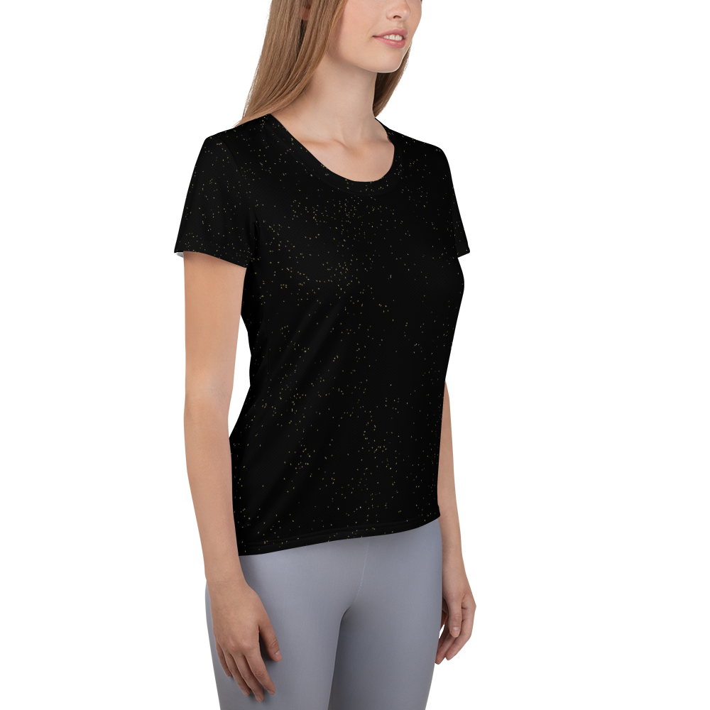 #7771c400 - Black Magic Touch Of Gold - ALTINO Mesh Shirts - Gritty Girl Collection