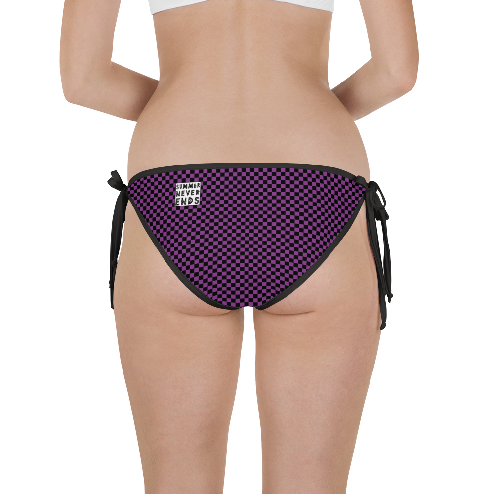 #ef899600 - Grape Black - ALTINO Reversible Bikini Swim Bottom