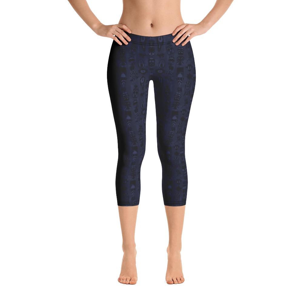 Vermilion - #fab9c680 - Tribal Sea Girl - ALTINO Capri - Earth Collection - Yoga - Stop Plastic Packaging - #PlasticCops - Apparel - Accessories - Clothing For Girls - Women Pants