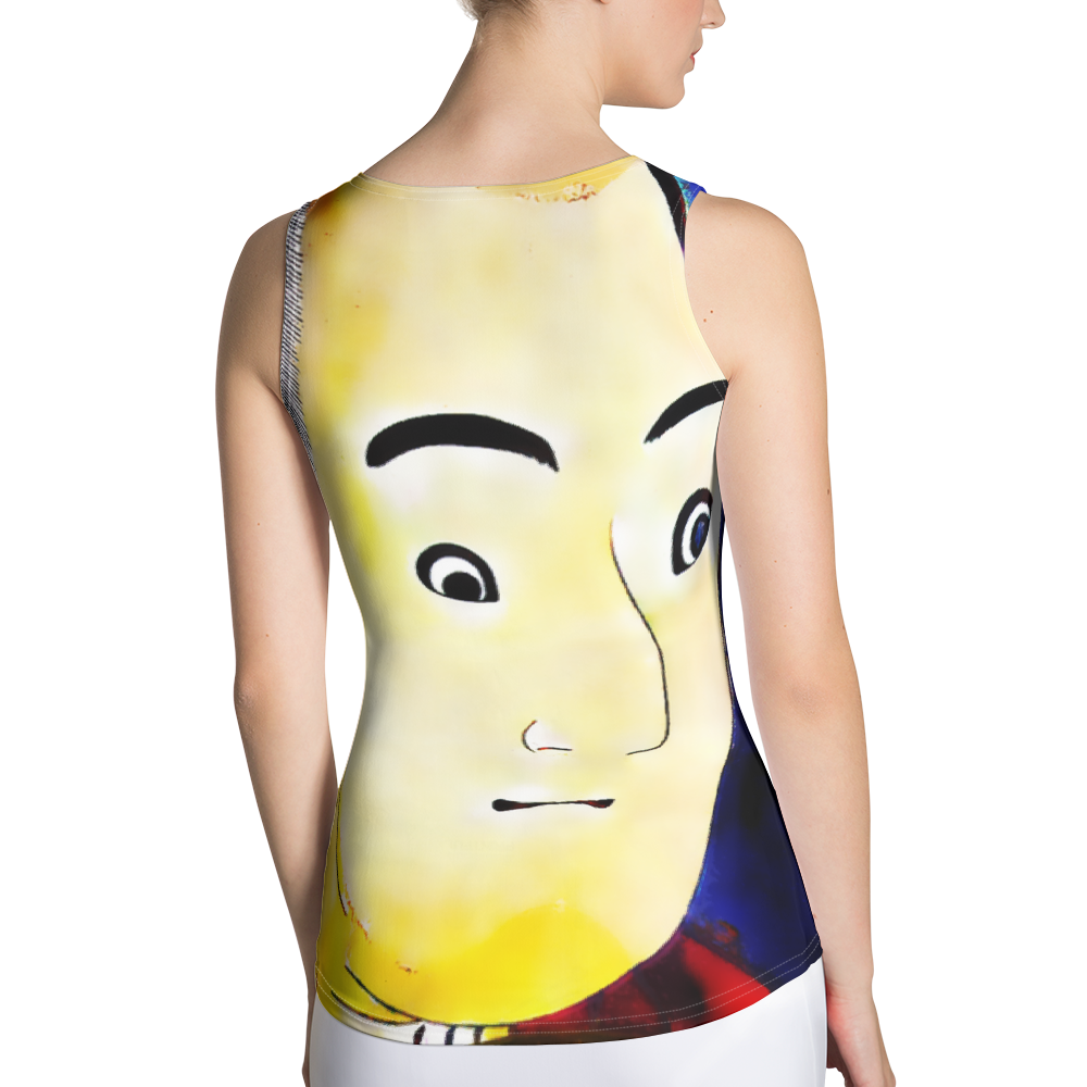 #d9039690 - ALTINO Senshi Fitted Tank Top - Senshi Girl Collection