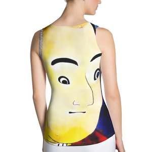 #d9039690 - ALTINO Senshi Fitted Tank Top - Senshi Girl Collection