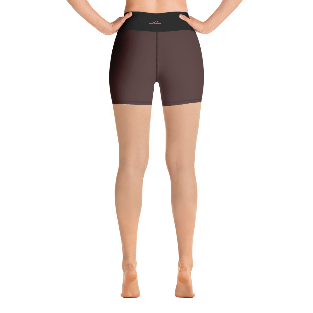 #8d120a80 - Brownie Scoop - ALTINO Yummy Yoga Shorts - Gelato Collection