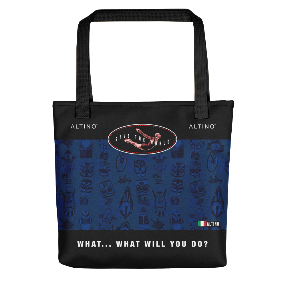 Vermilion - #e601aea0 - Tribal Sea Girl - ALTINO Tote Bag - Earth Collection - Sports - Stop Plastic Packaging - #PlasticCops - Apparel - Accessories - Clothing For Girls - Women Handbags