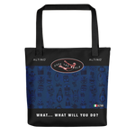Vermilion - #e601aea0 - Tribal Sea Girl - ALTINO Tote Bag - Earth Collection - Sports - Stop Plastic Packaging - #PlasticCops - Apparel - Accessories - Clothing For Girls - Women Handbags