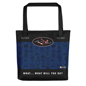 Vermilion - #e601aea0 - Tribal Sea Girl - ALTINO Tote Bag - Earth Collection - Sports - Stop Plastic Packaging - #PlasticCops - Apparel - Accessories - Clothing For Girls - Women Handbags