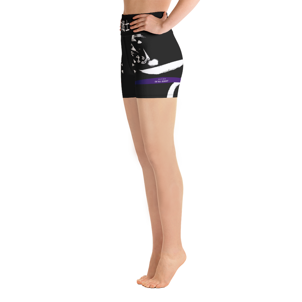 #ff0e8ba0 - ALTINO Senshi Yoga Shorts - Senshi Girl Collection