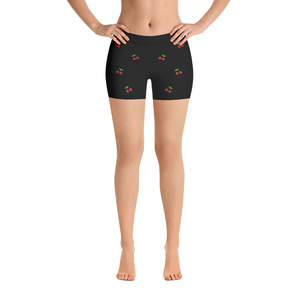 Black - #a57d89a0 - Black Chocolate Plum Cherry Stracciatella - ALTINO Performance Shorts - Stop Plastic Packaging - #PlasticCops - Apparel - Accessories - Clothing For Girls - Women Pants