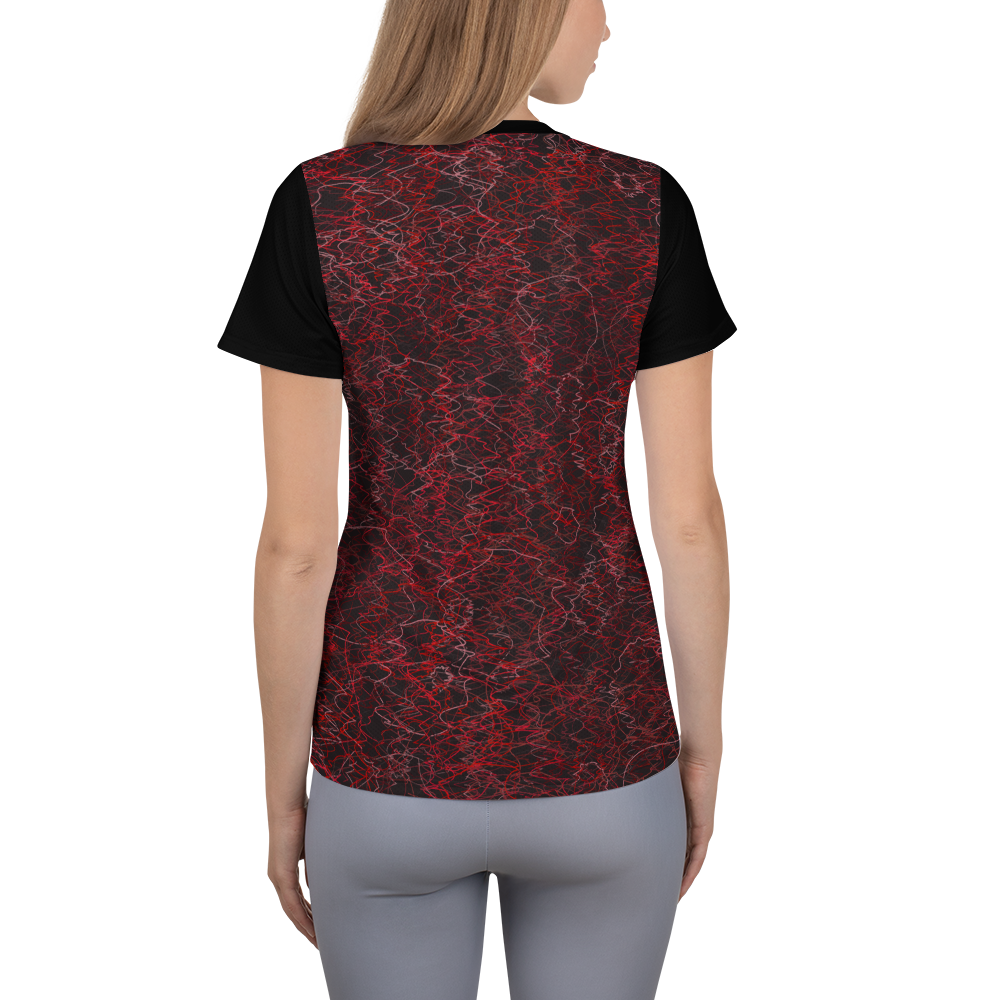 #06c29980 - Black Chocolate Cherry Cherry Twister - ALTINO Ultimate Yummy Mesh Shirt