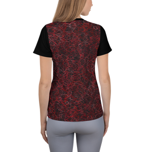 #06c29980 - Black Chocolate Cherry Cherry Twister - ALTINO Ultimate Yummy Mesh Shirt